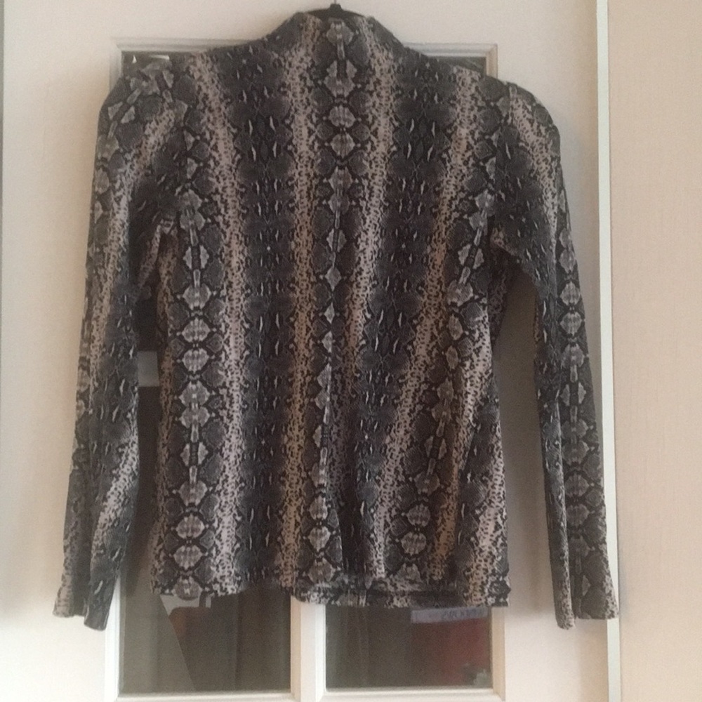 Snake Printed Turtleneck From Rebecca Taylor - image 2